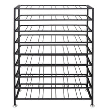 Load image into Gallery viewer, Related homgarden 54 bottle free standing deluxe large foldable metal wine rack cellar storage organizer shelves kitchen decor cabinet display stand holder