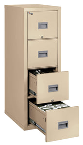 Discover the fireking patriot 4p1825 cpa one hour fireproof vertical filing cabinet 4 drawers deep letter or legal size 18 w x 25 d parchment made in usa