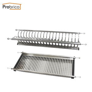 Latest probrico stainless steel dish drying rack for the cabinet 900mm