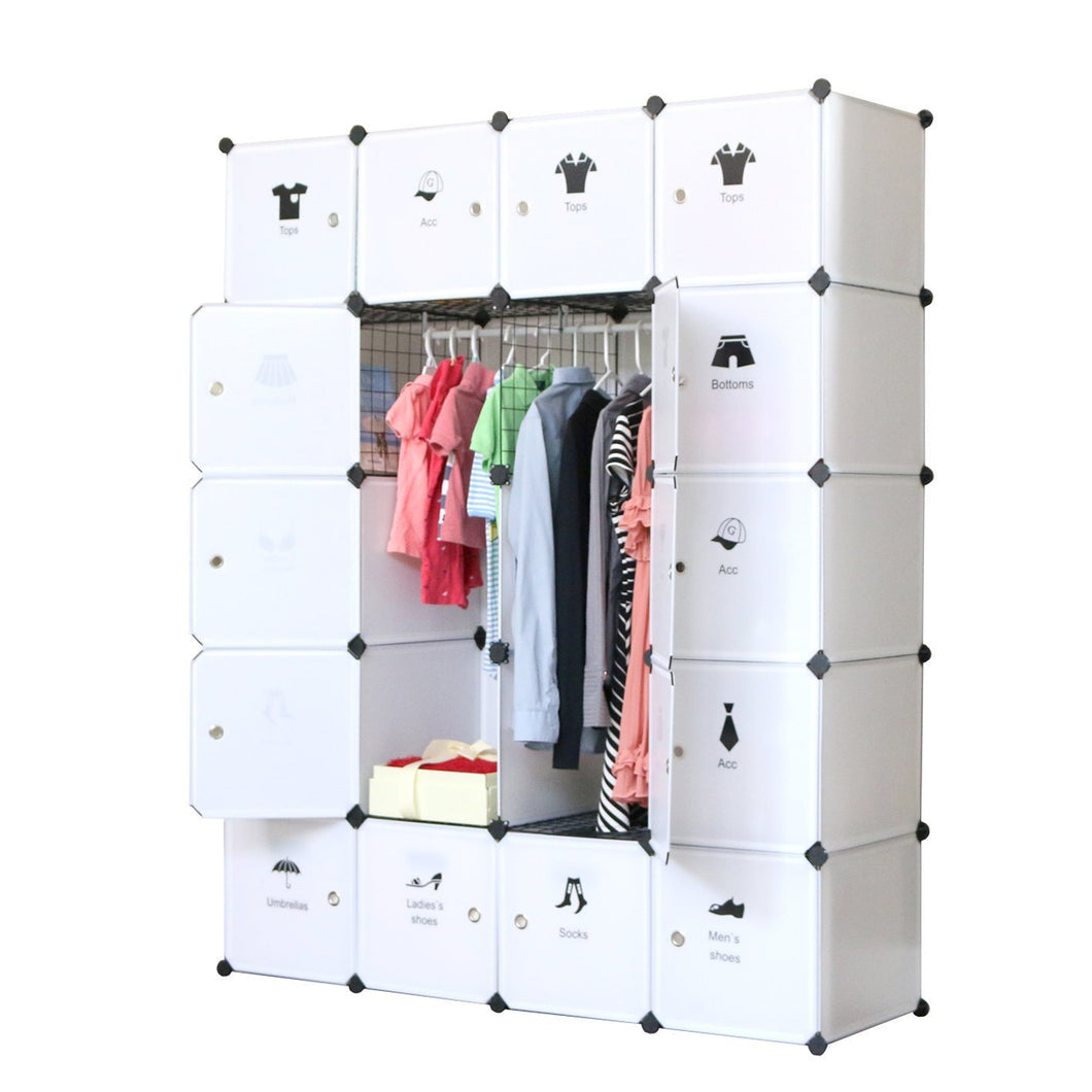 Discover the best unicoo diy 20 cube organizer cube storage bookcase toy organizer storage cabinet wardrobe closet deeper cube white