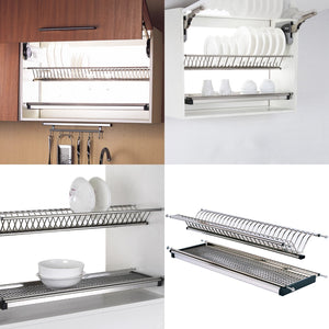 New probrico stainless steel dish drying rack for the cabinet 900mm