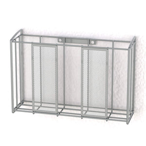 Best seller  simple houseware shw over cabinet door organizer mesh silver