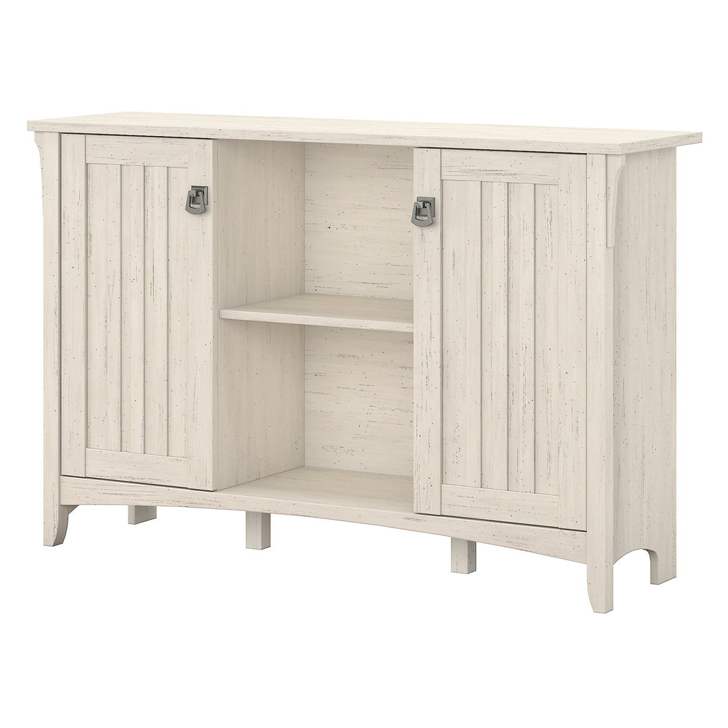Best seller  bush furniture salinas accent storage cabinet with doors in antique white