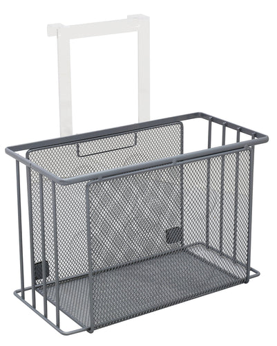 Save decobros over cabinet door organizer holder silver