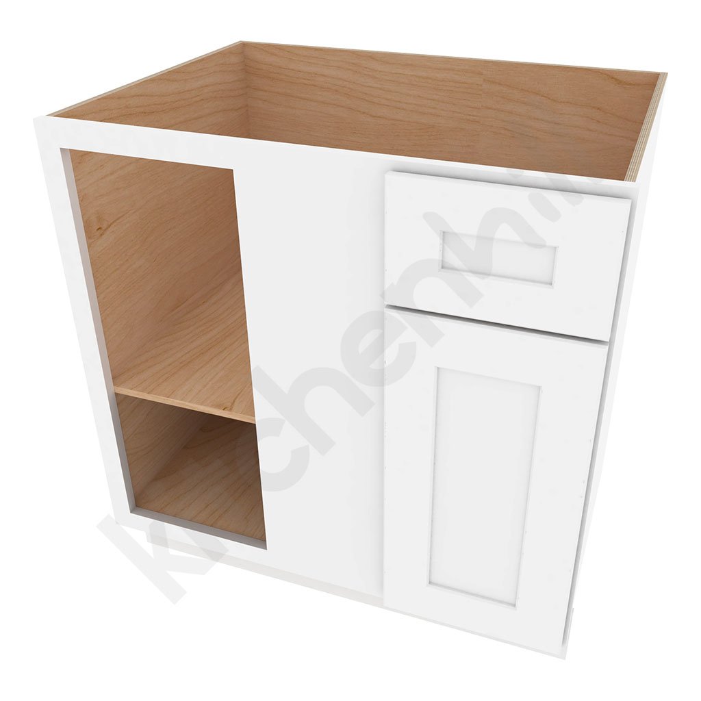 Blind Corner Cabinets | Mercury White