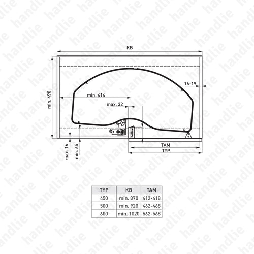 QUATURIS L - Corner cabinet - 110º | GRASS