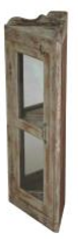 ALDER GLASS DOOR CORNER CABINET