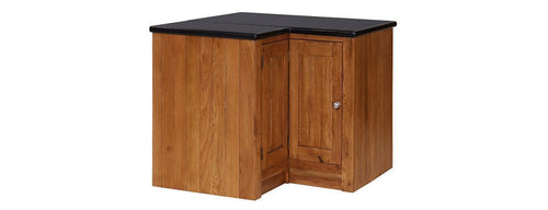 Besp-Oak Corner Cabinet Unit
