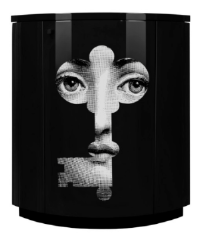 Corner cabinet Chiave black
