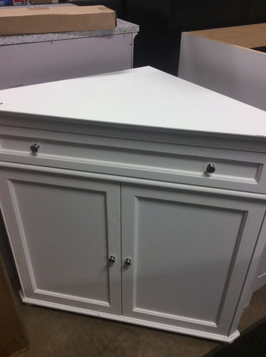 Corner cabinet white