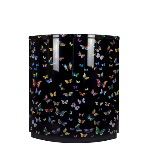 Fornasetti Corner cabinet Farfalle colour/black
