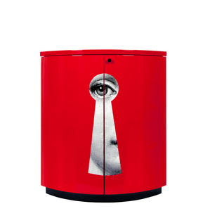 Fornasetti Corner cabinet Serratura red